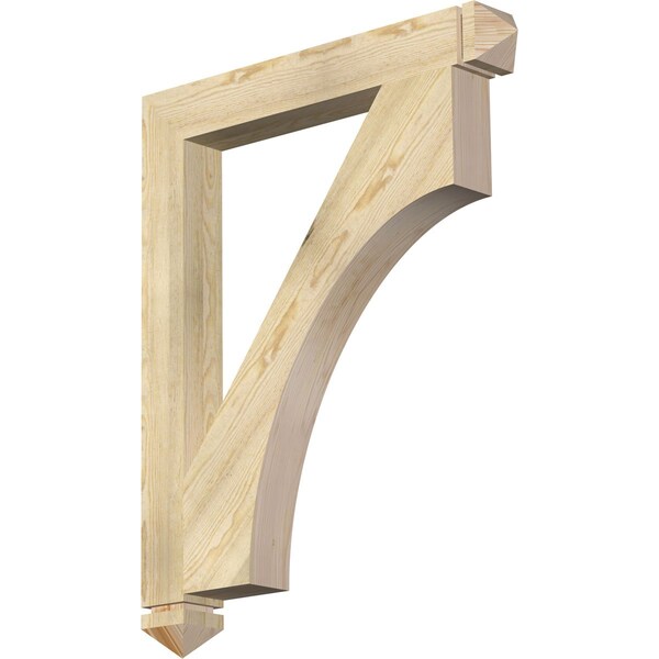 Ekena Millwork Westlake Arts & Crafts Rough Sawn Bracket, Douglas Fir, 4"W x 32"D x 40"H BKT04X32X40WTL03RDF - main